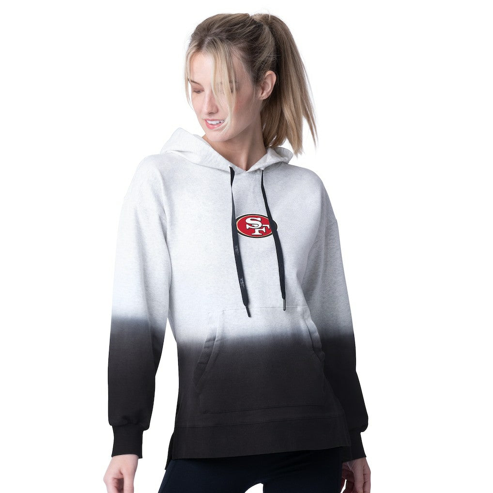 San Francisco 49ers MSX by Michael Strahan Women's Daniela Pullover Hoodie Black