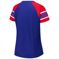 Buffalo Bills Starter Women's 1st Rounder Color Block Raglan Top Royal