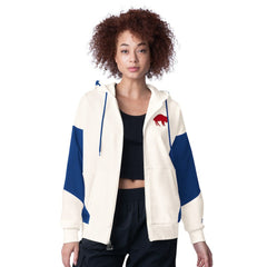 Buffalo Bills Starter Women's Scrimmage Full-Zip Hoodie White
