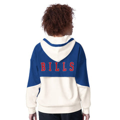 Buffalo Bills Starter Women's Scrimmage Full-Zip Hoodie White
