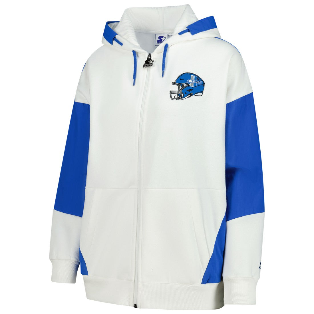 Detroit Lions Starter Women's Scrimmage Full-Zip Hoodie White