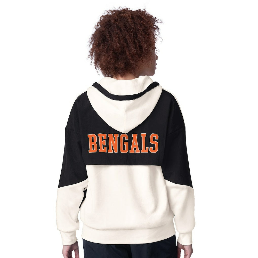 Cincinnati Bengals Starter Women's Scrimmage Full-Zip Hoodie White