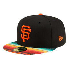 San Francisco Giants New Era Turn Back The Clock 59FIFTY Fitted Hat - Black Hats