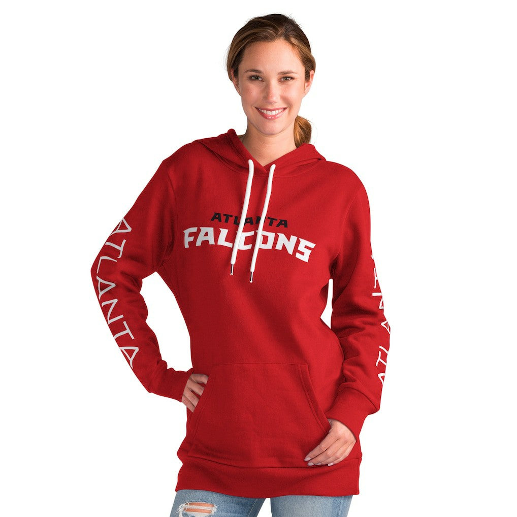Atlanta Falcons G-III 4Her by Carl Banks Women's Extra Inning Pullover Hoodie Red