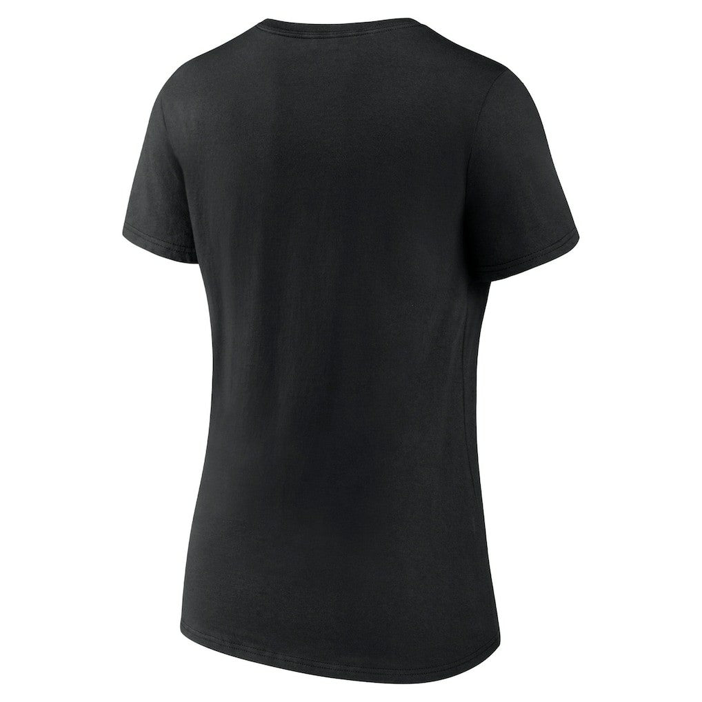 Boston Celtics Women's 2024 NBA Finals Champions Pump Fake Hometown Originals V-Neck T-Shirt Black