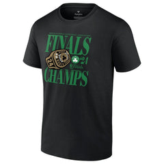 Boston Celtics 2024 NBA Finals Champions Ball Screen Ring T-Shirt Black