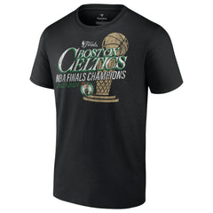 Boston Celtics 2024 NBA Finals Champions Fast Break Finish Trophy T-Shirt Black