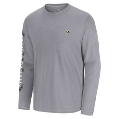 Baltimore Ravens Oasis Endzone Lux Long Sleeve T-Shirt Gray