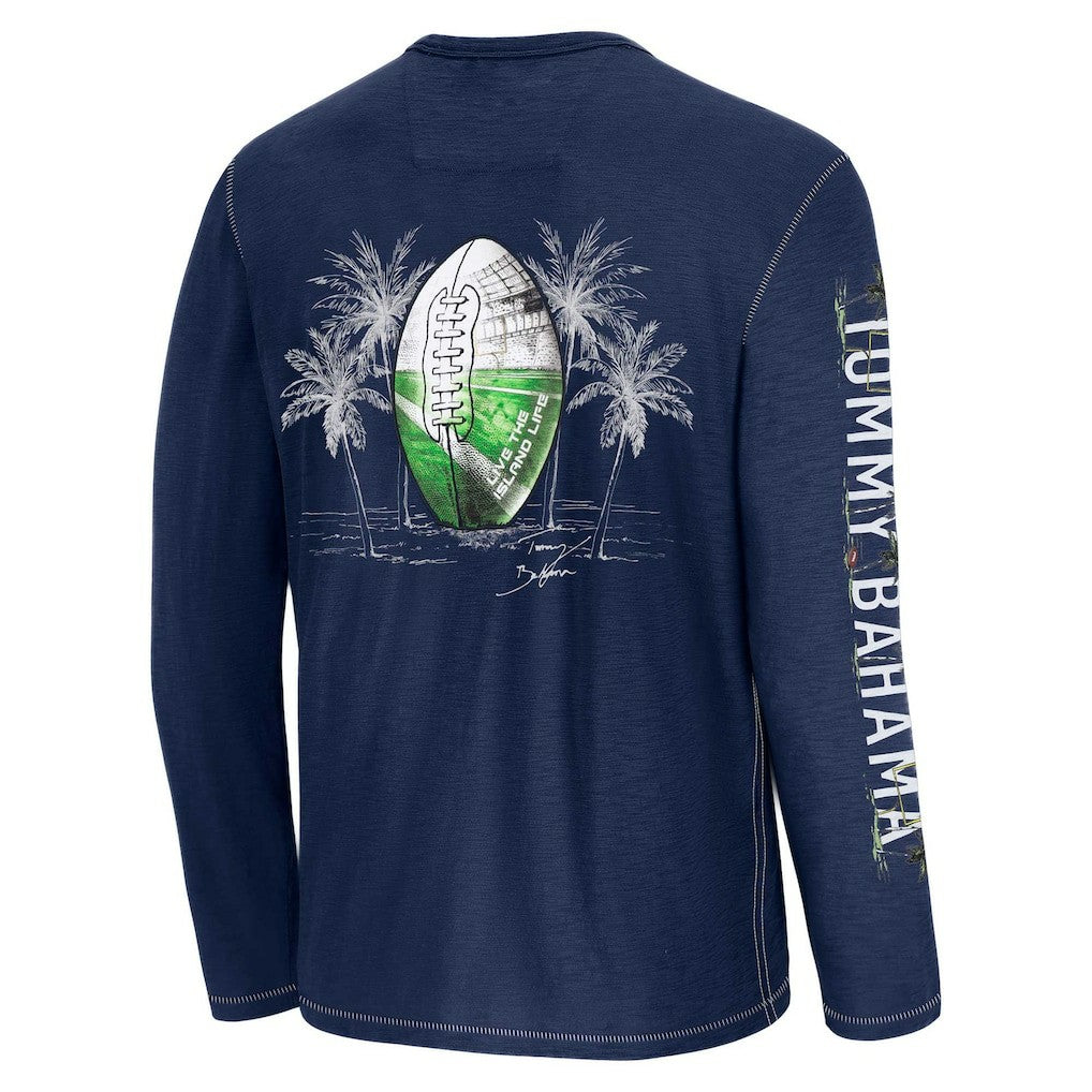 Dallas Cowboys Oasis Endzone Lux Long Sleeve T-Shirt Blue
