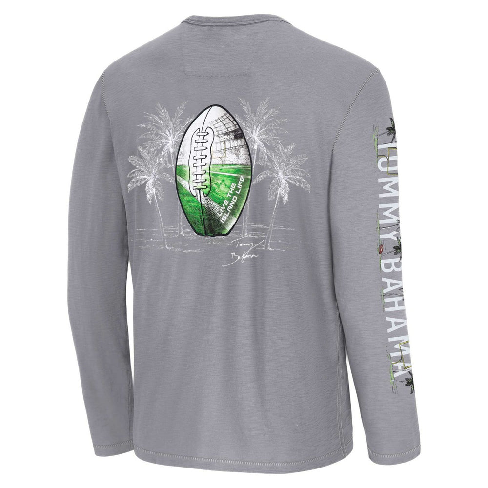 Tampa Bay Buccaneers Oasis Endzone Lux Long Sleeve T-Shirt Gray