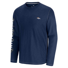 Denver Broncos Oasis Endzone Lux Long Sleeve T-Shirt Blue
