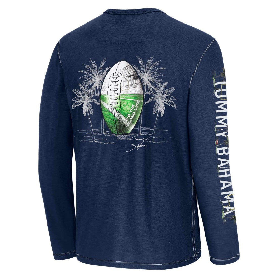 Denver Broncos Oasis Endzone Lux Long Sleeve T-Shirt Blue