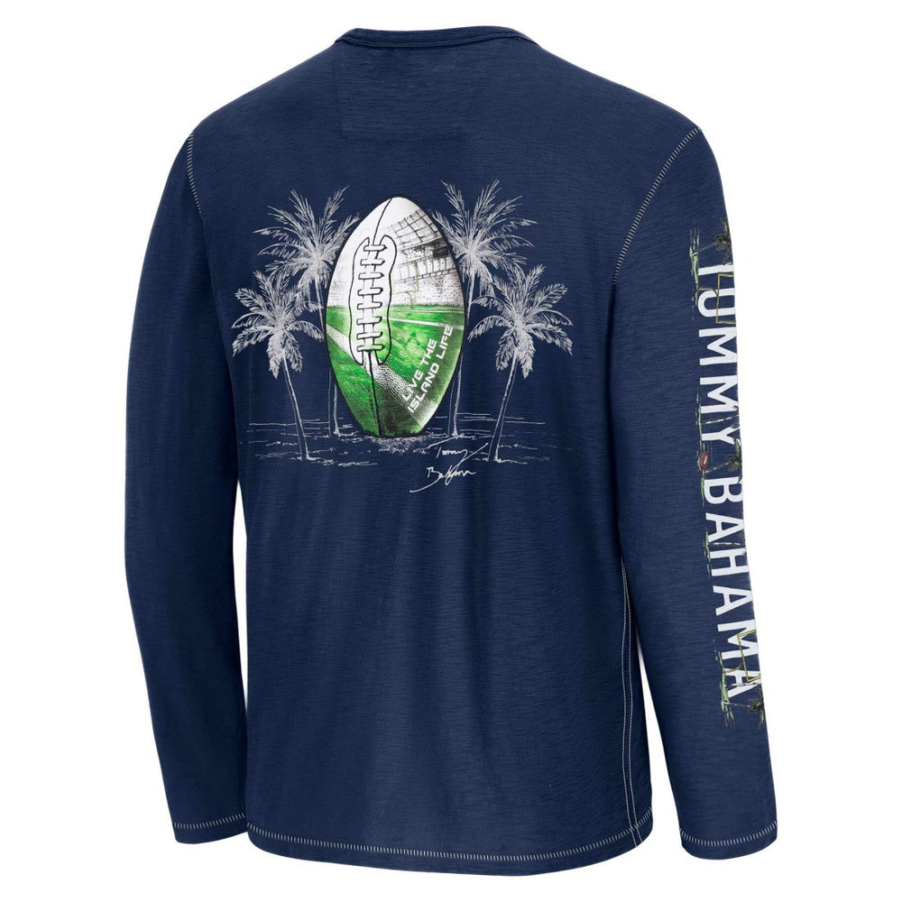 Denver Broncos Oasis Endzone Lux Long Sleeve T-Shirt Blue