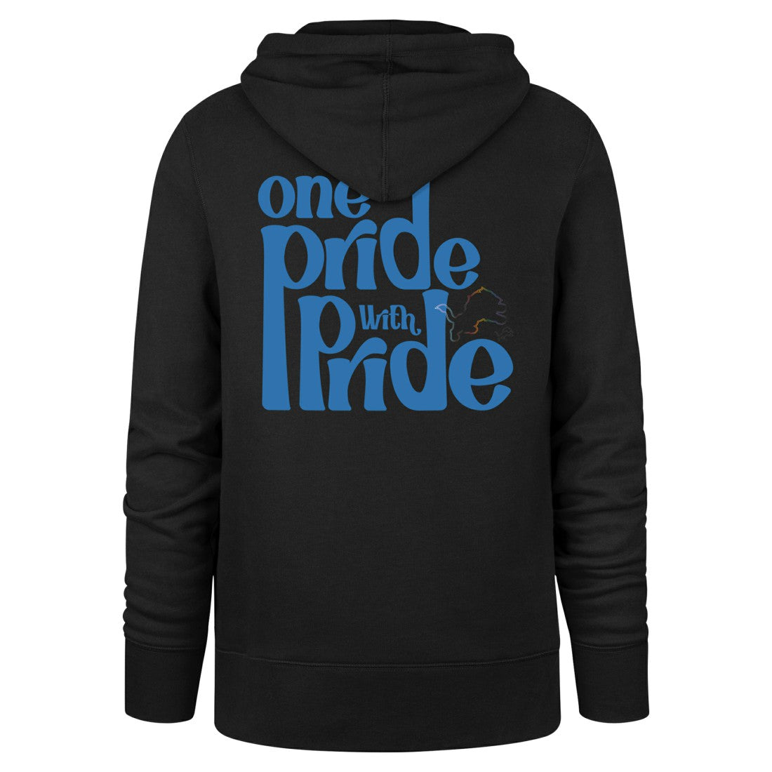 Detroit Lions '47 Pride Headline Pullover Hoodie Black