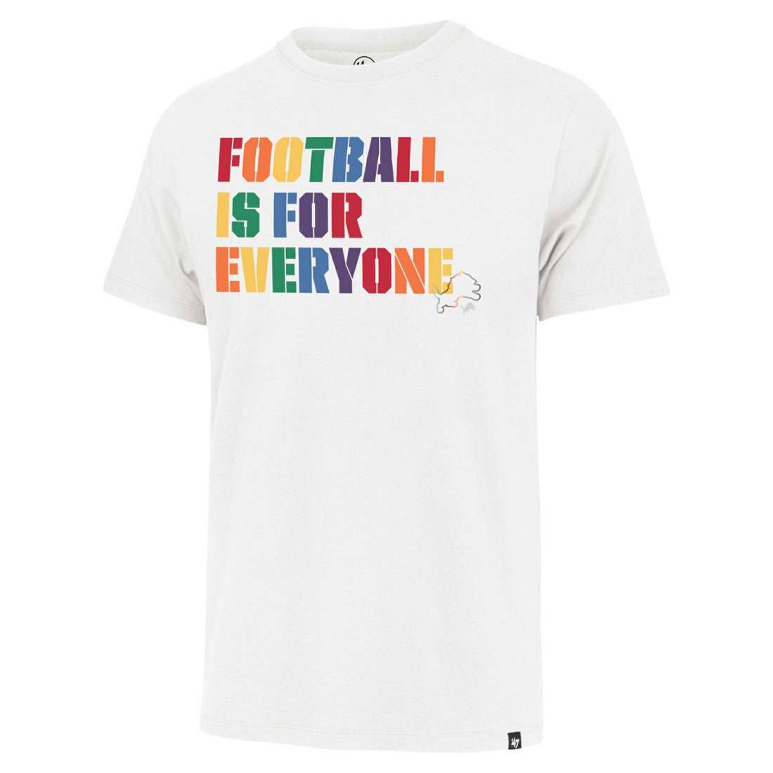 Detroit Lions '47 Pride Franklin T-Shirt White