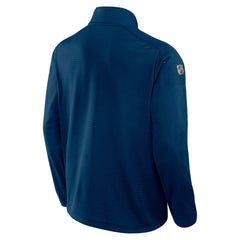 NHL Seattle Kraken Fanatics Big & Tall Authentic Pro Quarter-Zip Top - Navy