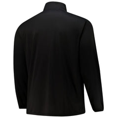 NHL Chicago Blackhawks Fanatics Big & Tall Authentic Pro Quarter-Zip Top - Black
