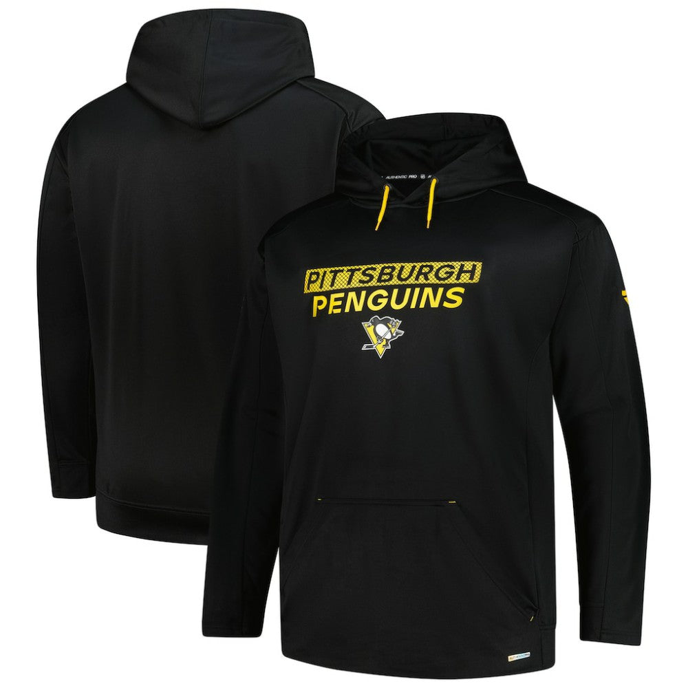 NHL Pittsburgh Penguins Fanatics Authentic Pro Big & Tall Pullover Hoodie - Black