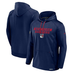 NHL New York Rangers Fanatics Big & Tall Authentic Pro Pullover Hoodie - Blue