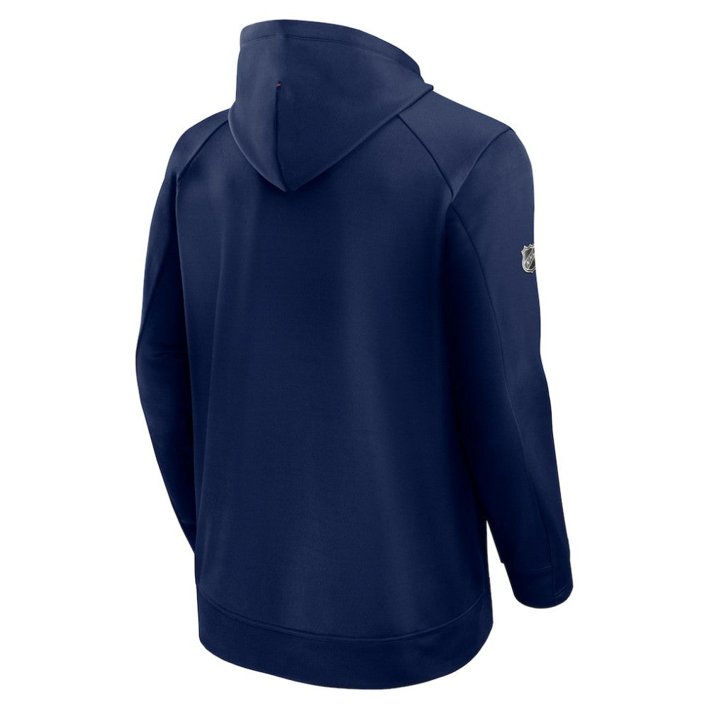 NHL New York Rangers Fanatics Big & Tall Authentic Pro Pullover Hoodie - Blue