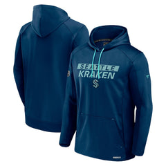 NHL Seattle Kraken Fanatics Authentic Pro Big & Tall Pullover Hoodie - Deep Sea Blue