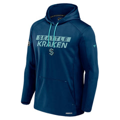 NHL Seattle Kraken Fanatics Authentic Pro Big & Tall Pullover Hoodie - Deep Sea Blue