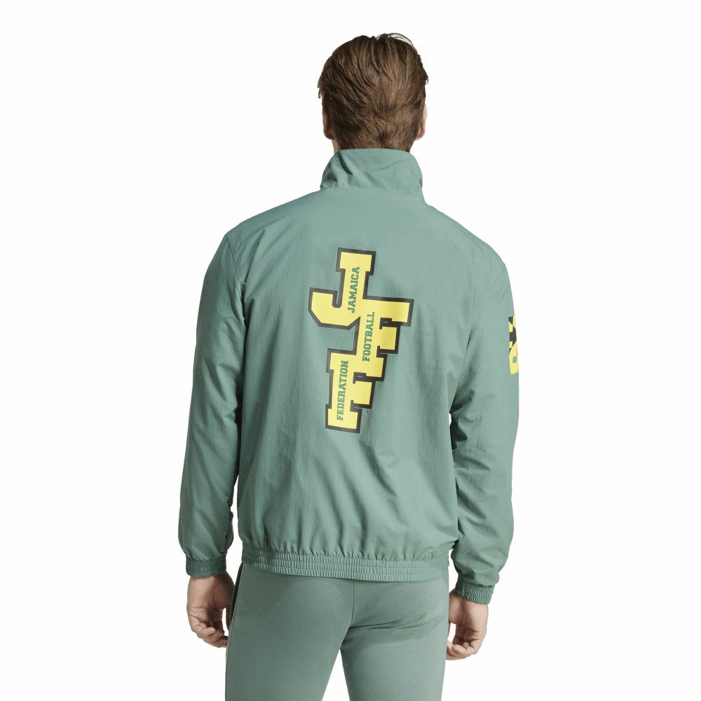 Jamaica National Team Varsity Pack Full-Zip Track Top Green