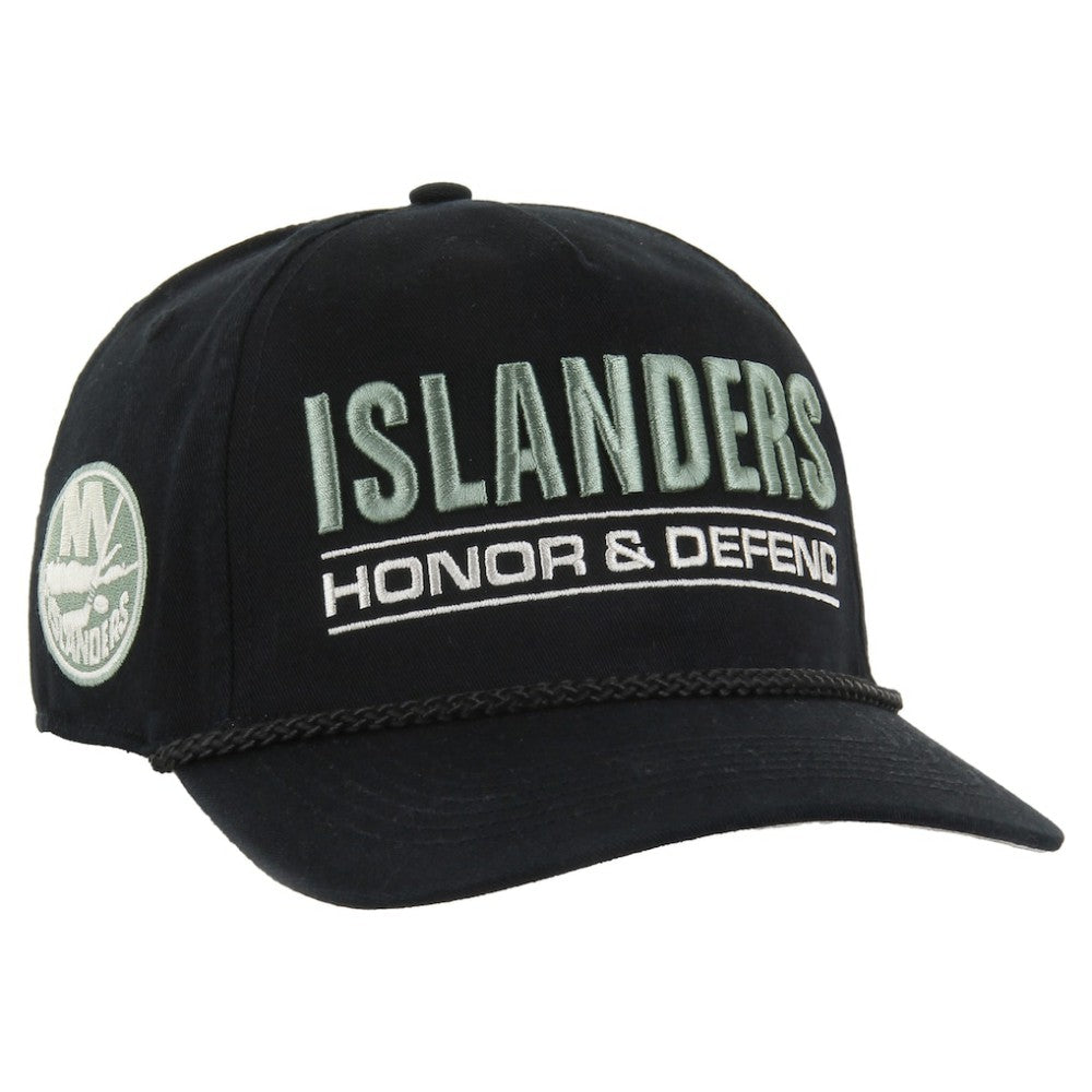 NHL New York Islanders '47 OHT Military Appreciation Homeland Honor and Defend Hitch Adjustable Hat - Black