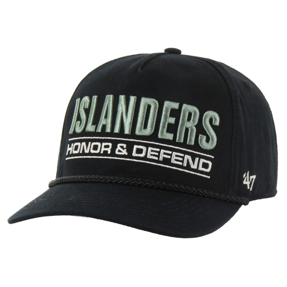NHL New York Islanders '47 OHT Military Appreciation Homeland Honor and Defend Hitch Adjustable Hat - Black