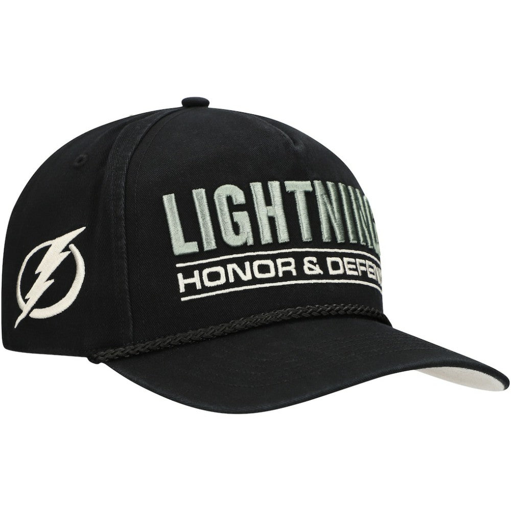 NHL Tampa Bay Lightning '47 OHT Military Appreciation Homeland Honor and Defend Hitch Adjustable Hat - Black