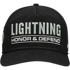 NHL Tampa Bay Lightning '47 OHT Military Appreciation Homeland Honor and Defend Hitch Adjustable Hat - Black
