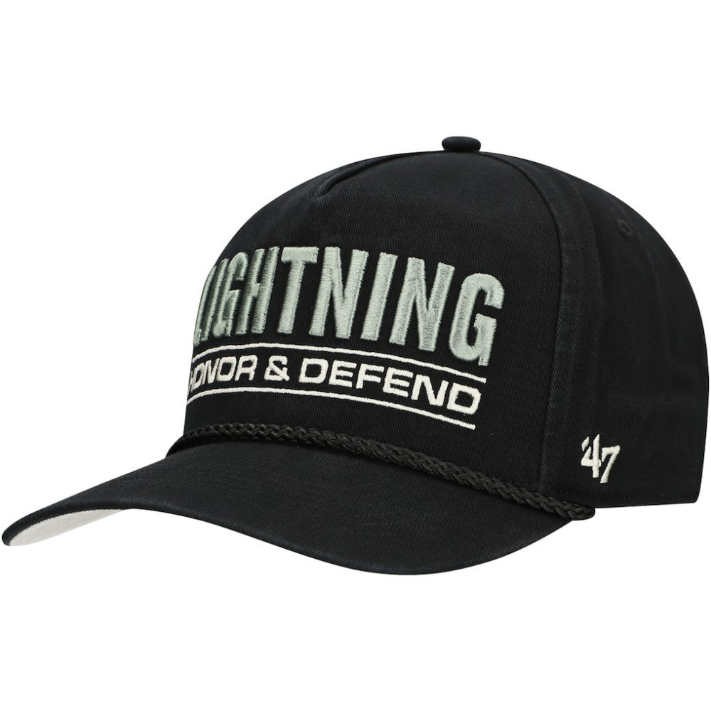 NHL Tampa Bay Lightning '47 OHT Military Appreciation Homeland Honor and Defend Hitch Adjustable Hat - Black