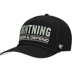 NHL Tampa Bay Lightning '47 OHT Military Appreciation Homeland Honor and Defend Hitch Adjustable Hat - Black