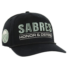 NHL Buffalo Sabres '47 OHT Military Appreciation Homeland Honor and Defend Hitch Adjustable Hat - Black
