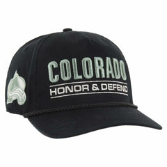 NHL Colorado Avalanche '47 OHT Military Appreciation Homeland Honor and Defend Hitch Adjustable Hat - Black