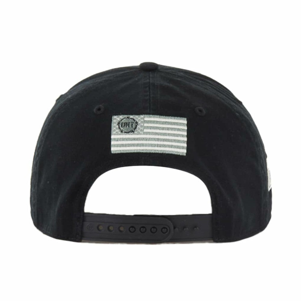 NHL Boston Bruins '47 OHT Military Appreciation Homeland Honor and Defend Hitch Adjustable Hat - Black
