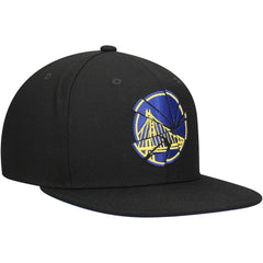 Golden State Warriors Shattered Snapback Hat Black