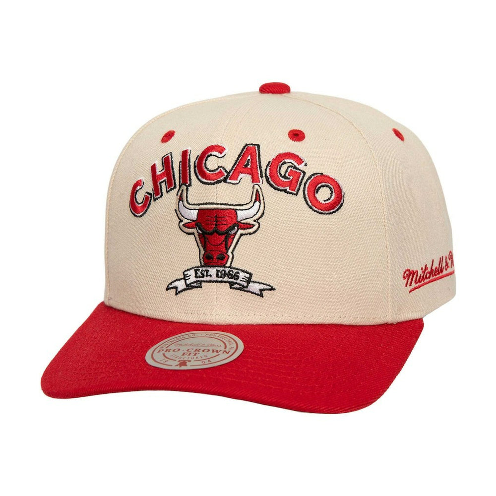 Chicago Bulls 6x NBA Champions Soul Legacy Defined Snapback Hat Cream/Red