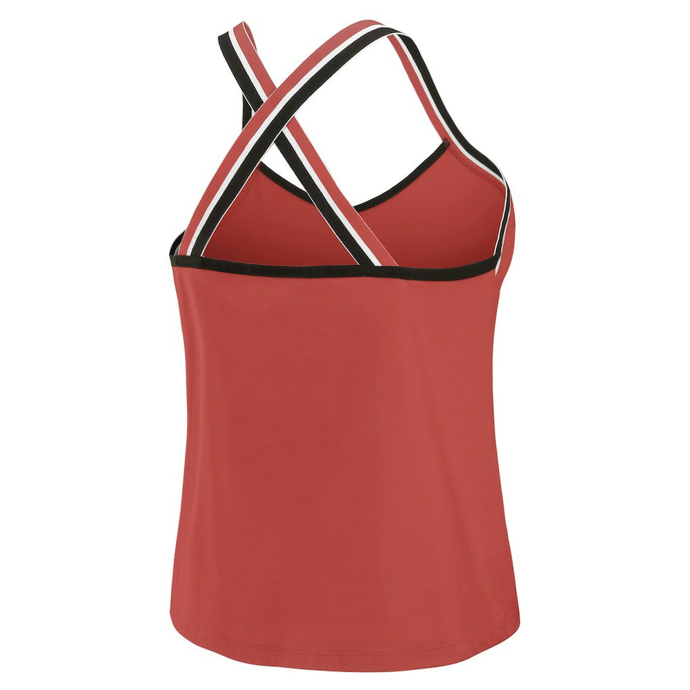 Atlanta Falcons WEAR by Erin Andrews Women's Cross Strap Tri-Blend Tank Top Red