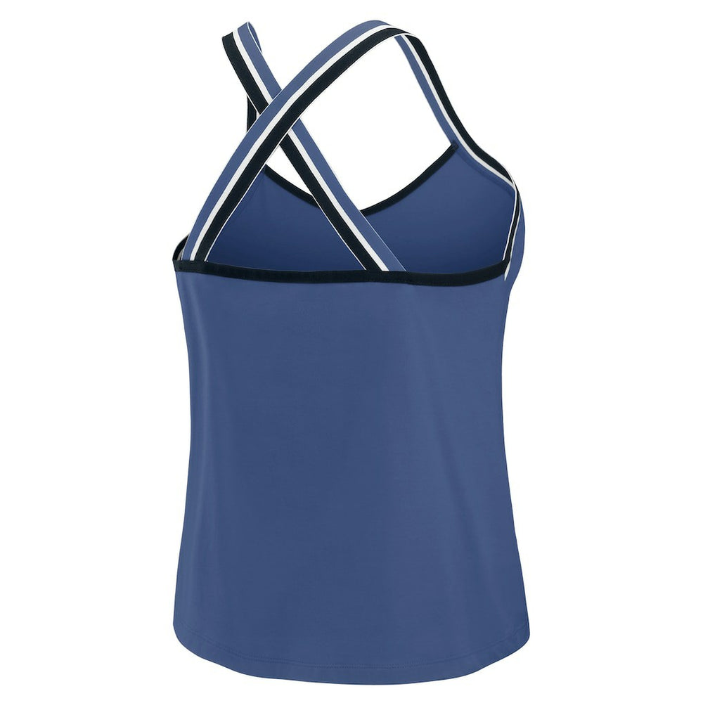 Indianapolis Colts WEAR by Erin Andrews Women's Cross Strap Tri-Blend Tank Top Royal