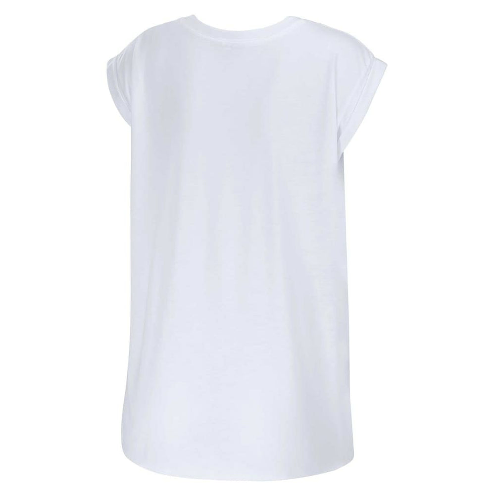 Pittsburgh Steelers WEAR by Erin Andrews Women's Checker Muscle Tank Top White