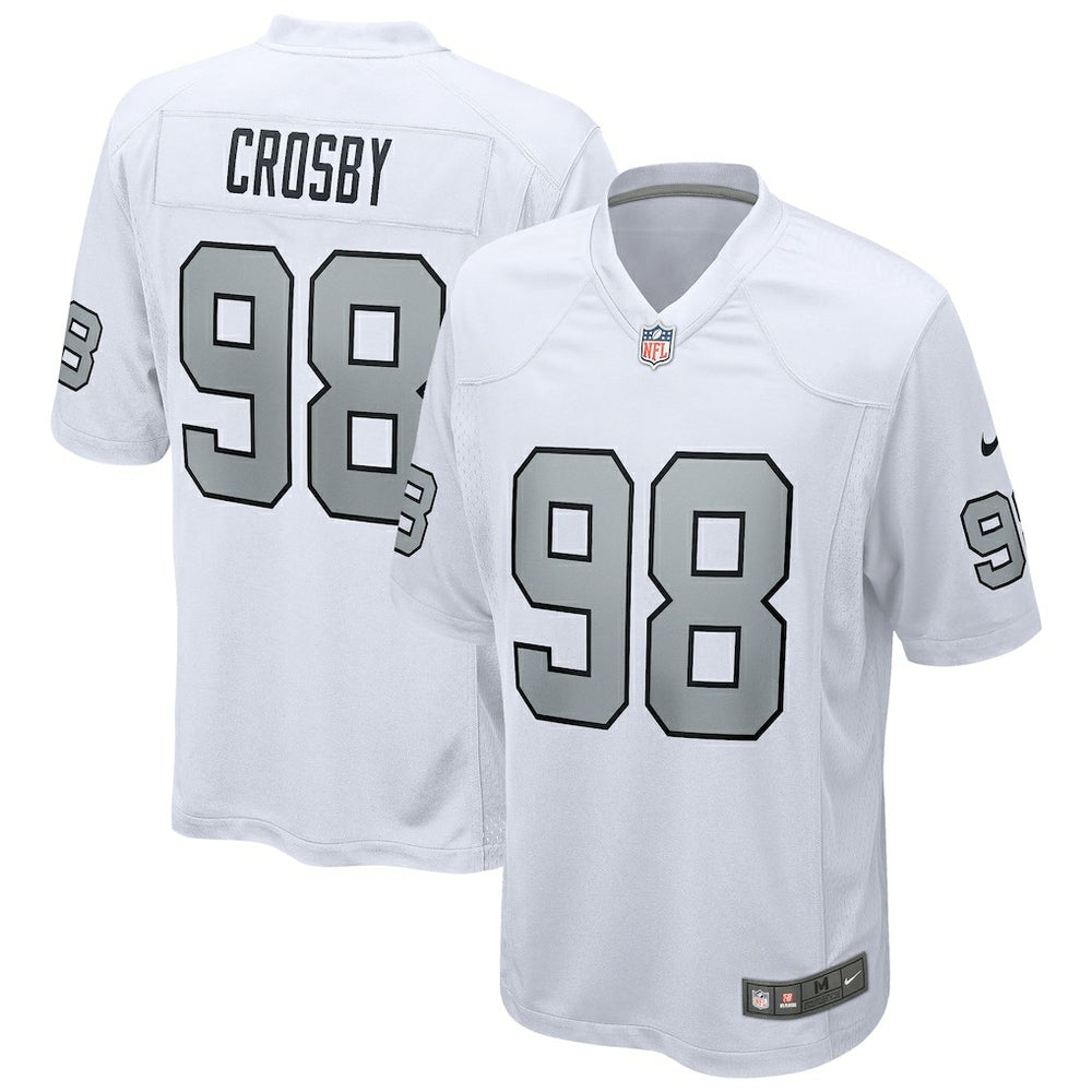 Maxx Crosby Las Vegas Raiders Alternate Game Jersey White