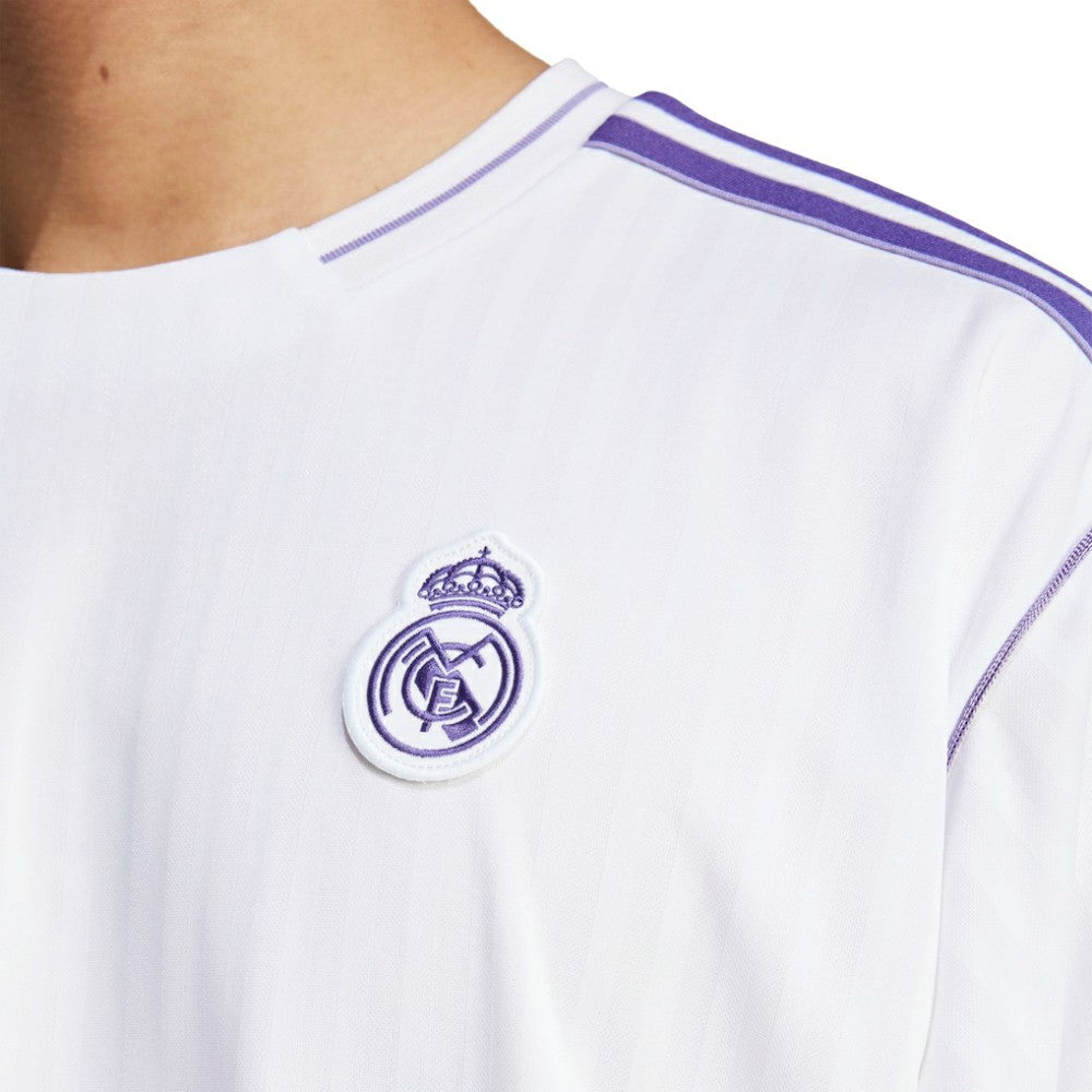 Real Madrid Originals Terrace Icons Collection Fashion Jersey White