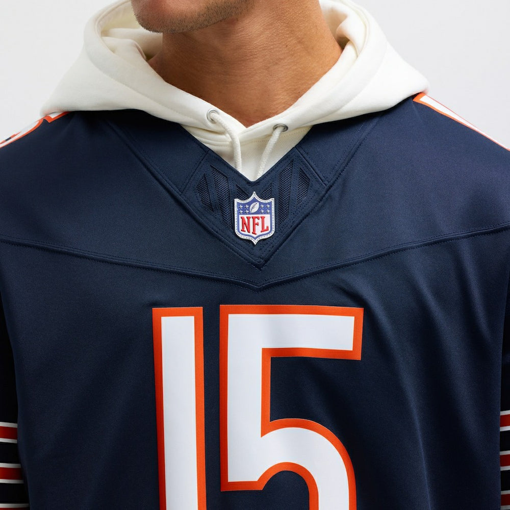 Rome Odunze Chicago Bears Vapor F.U.S.E. Limited Jersey Navy