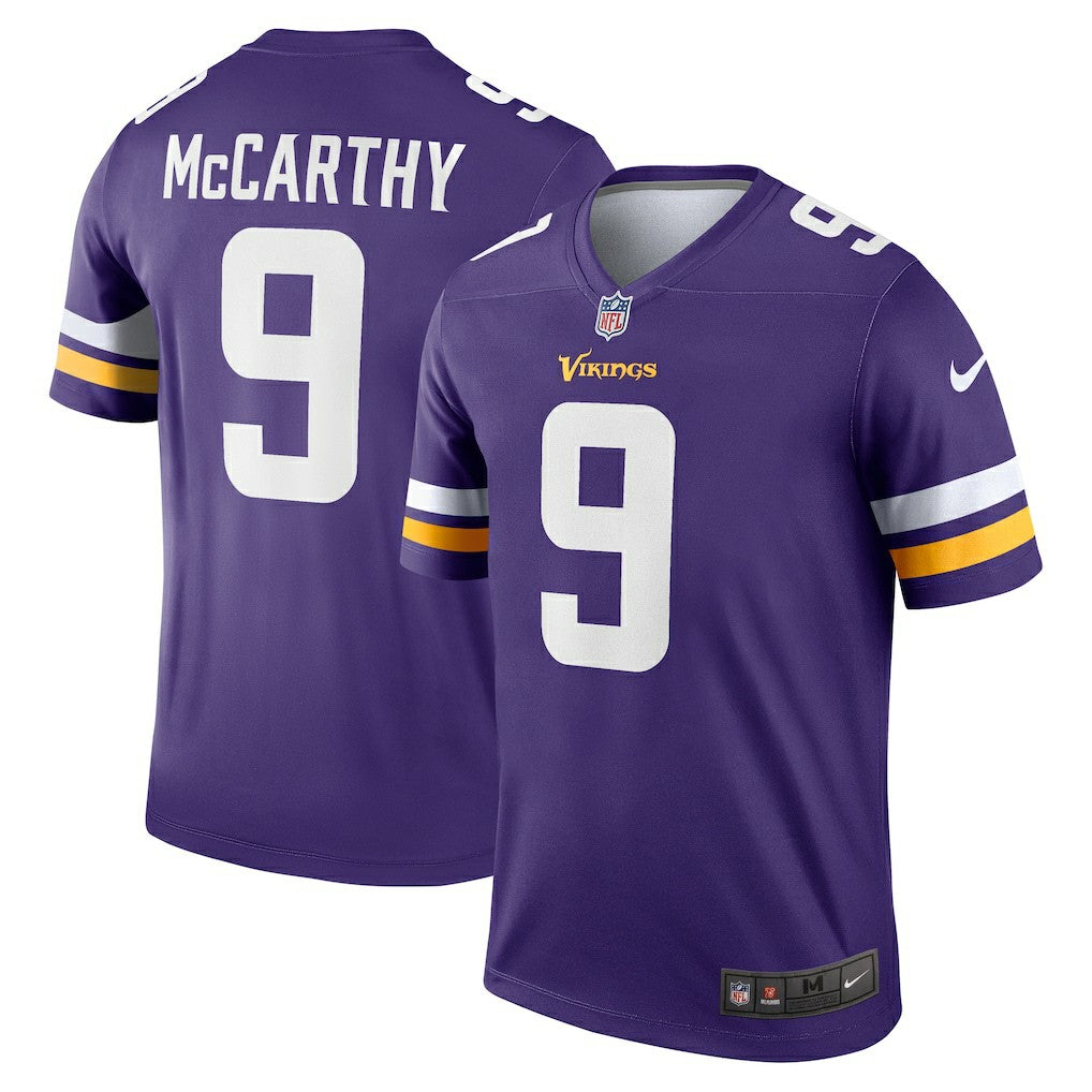 J.J. McCarthy Minnesota Vikings Legend Player Performance Top Purple