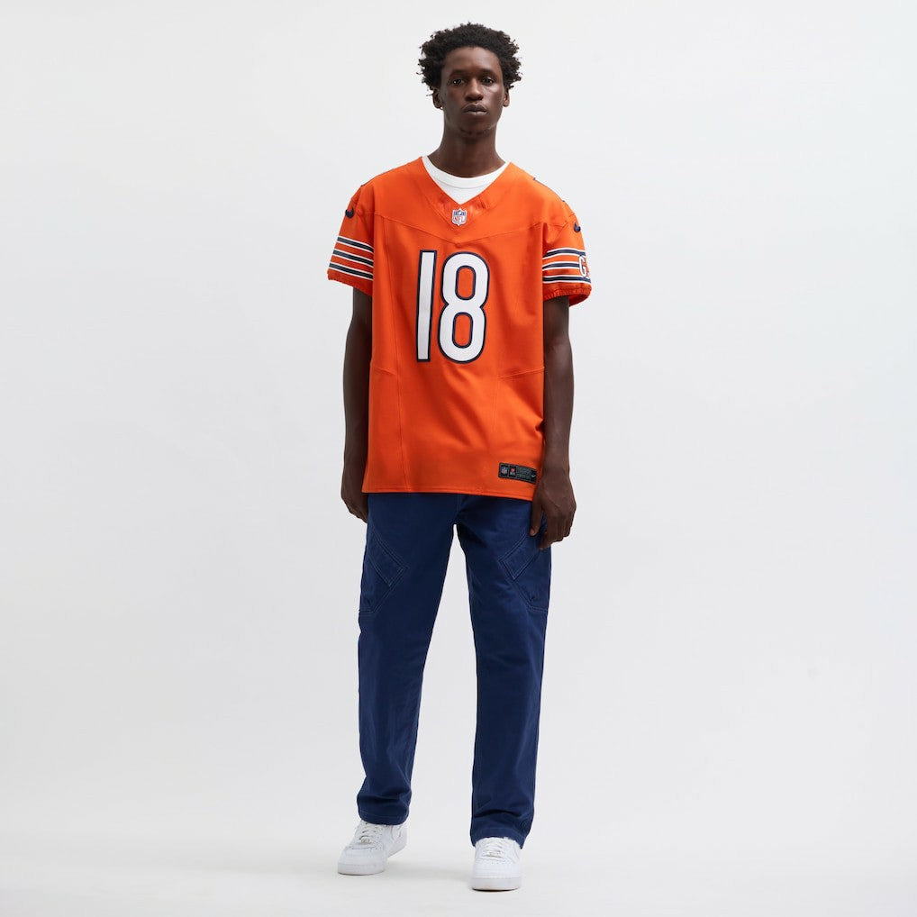 Caleb Williams Chicago Bears Alternate Vapor F.U.S.E. Elite Jersey Orange