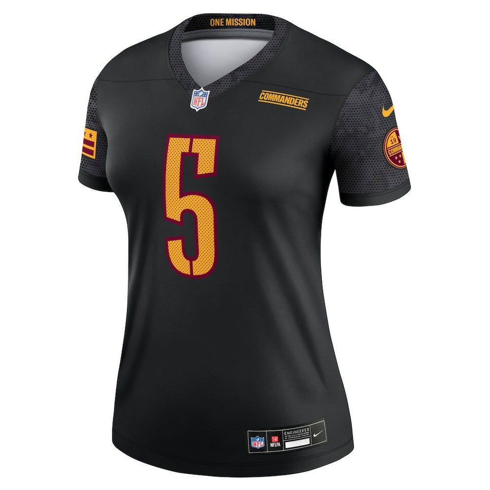 Jayden Daniels Washington Commanders Women's Legend Player Performance Top Black