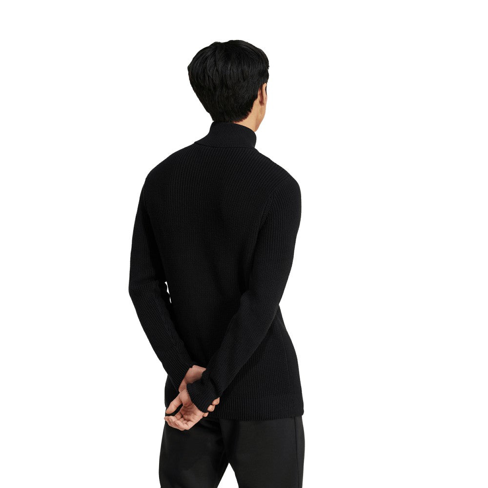 Germany National Team Originals 125th Anniversary Culturewear Half-Zip Rib-Knit Top Black