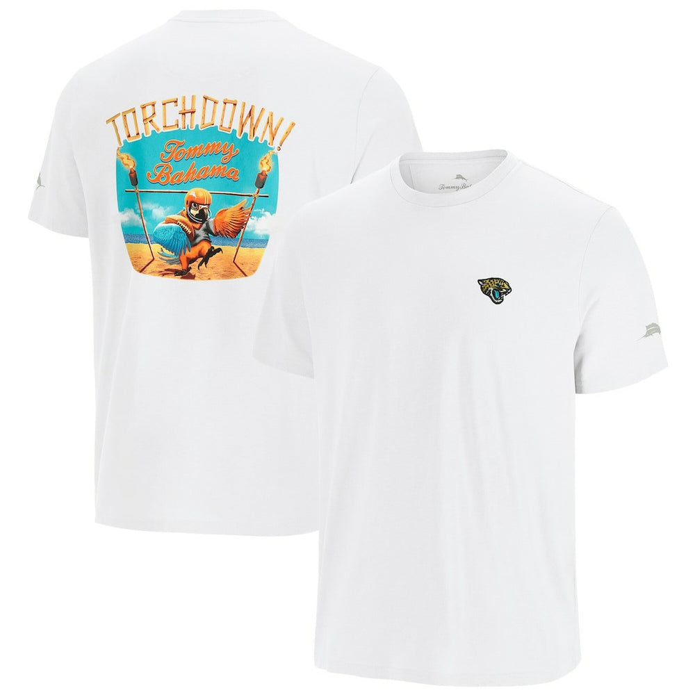 Jacksonville Jaguars Sport Torchdown Graphic T-Shirt White