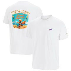 Buffalo Bills Sport Torchdown Graphic T-Shirt White